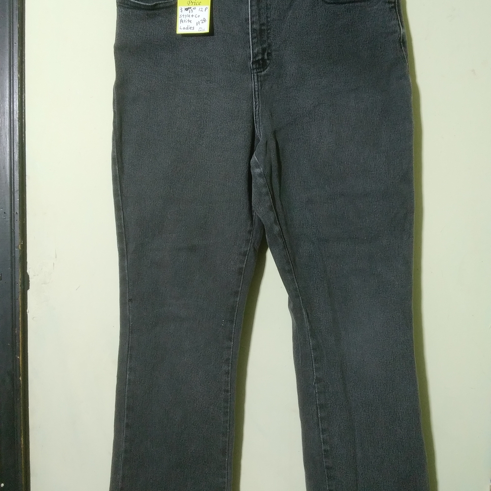 Women's Classic Gray Straight Leg Jeans